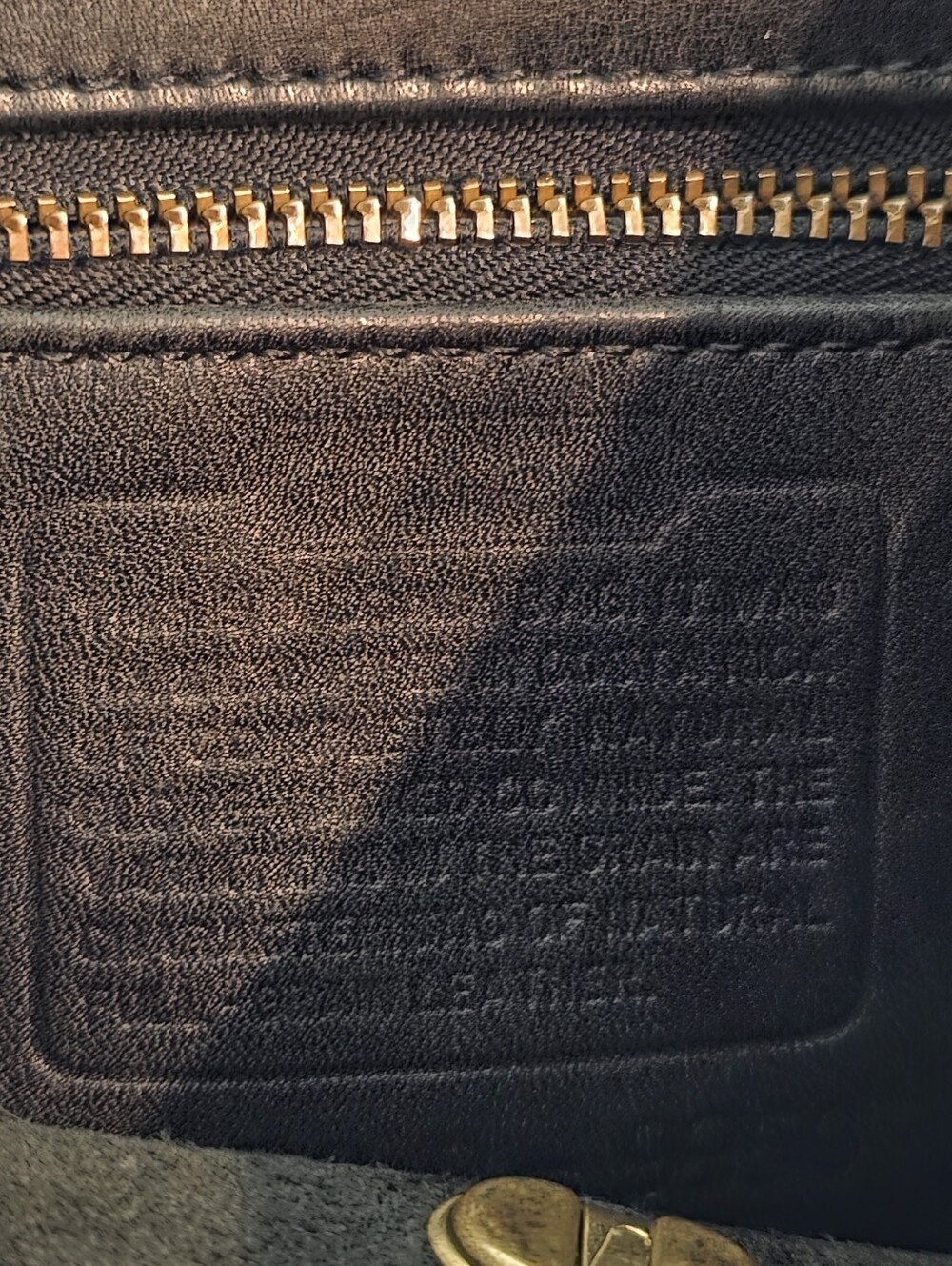 1999 Coach Daypack Backpack In Black 9960 - Picture 3 of 16
